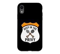 Bottle Digging Relic Hunter Deep in The Privy Design Coque pour iPhone XR