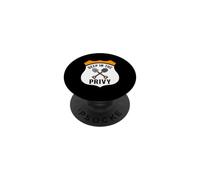 Bottle Digging Relic Hunter Deep in The Privy Design PopSockets PopGrip Adhésif