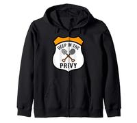 Bottle Digging Relic Hunter Deep in The Privy Design Sweat à Capuche