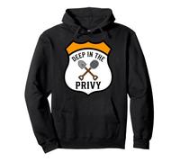 Bottle Digging Relic Hunter Deep in The Privy Design Sweat à Capuche
