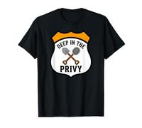 Bottle Digging Relic Hunter Deep in The Privy Design T-Shirt Graphique avec Valeur
