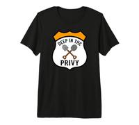 Bottle Digging Relic Hunter Deep in The Privy Design T-Shirt Haut de Gamme