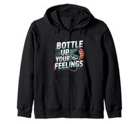 Bottle Up Your Feelings Expression des émotions -- Sweat à Capuche