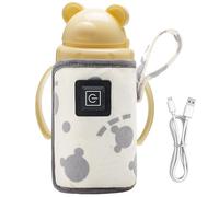 Bottle Warmer For Breastmilk, Nursing Bottle Heater, Portable USB Milk Warmer, Rechargeable Feeding Bottle Feeding Bottle Warmers Rechargeable, Portable USB Milk Warmer Thermal Bag, Travel Accessories