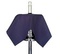 BOTTLECLOTHS - Original Collection, Chiffon pour Bouteille pour Seaux à Glace, Coton, 54 cm, Trou Central, Cercle Piqué (Bleu Royal, Paquet de 1)