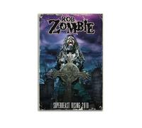 Bottlek Poster d'horreur sur toile vintage Rob Zombie - Décoration murale moderne pour salon, chambre à coucher - 50 x 75 cm