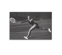 Bottlek Toile murale Serena Williams sans cadre pour salon, chambre à coucher, 40 x 60 cm
