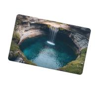 Bottomless Hole Carpet - 3D Illusion Door Mat, Absorbent Floor Covering for Home, Office, Bathroom, Entryway, Hallway, Dorm, Creative Visual Rug, Non-Skid surfacee Accessory, Unique Interior Accent