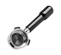 Bottomless Portafilter - 54mm Precision Bottomless Filter, Coffee Portafilter Basket Replacement with Ergonomic Wooden Handle, Dosing Distribution Puck Tool for Home Cafe Restaurant Commercial