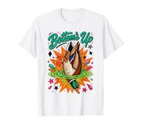 Bottoms Up Mallard Duck Diving Funny Hunting Retro Colorful T-Shirt