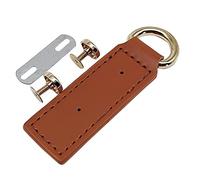 Bottone Boucle en D en cuir synthétique - Accessoires de boucle en D - Clips multi-usages, Brun Buckle