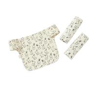 Bottone Coussinet en coton doux pour bébé - Sangle de bavoir pour porte-bébé - Coussinets de dentition pour nouveau-né - Serviette de salive multifonction