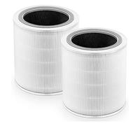Bottone Filtre de rechange activé à haute efficacité pour LEVOIT-Core 400S/400S-RF Pièces de rechange Purificateur d'air Accessoire