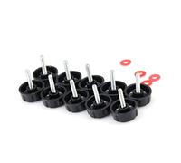 Bottone Lot de 10 capuchons à vis portables pratiques pour outils de pêche, poignée de moulinet à bascule avec joint d'étanchéité - Cache-vis en bois pour meubles - Plaque d'immatriculation extra