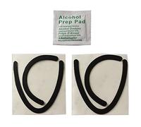 Bottone Patins à bords incurvés antidérapants pour soulever les chaussons de jeu verticaux, autocollants noirs