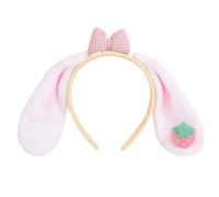 Bottone Serre-tête pour femme - Fraises et nœud - Pour cosplay - Pour prendre des photos - Couleur douce