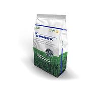 Bottos SUMMER K, Engrais pré-été et pré-hiver pour gazon, anti-stress efficace pour la pelouse (dose pour 400 m²), 10 kg