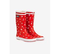 Botttes de pluie imprimée rouge 30