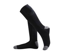 BOTXONTN Chaussettes chauffantes électriques à semelles complètes 3,7 V 4000 mAh batterie rechargeable pour homme et femme