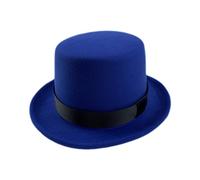 BOTXONTN Mode britannique plat pour costume de magicien, pièces de théâtre, comédies musicales, chapeaux haut-de-forme pour adultes et adolescents