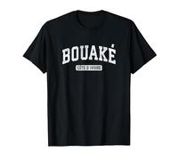 Bouake Cote D'Ivoire Vintage Sport T-Shirt, Homme, Noir, L