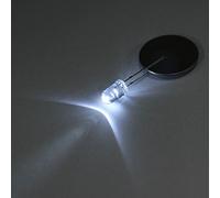 BouBou 100Pcs 20Ma F5 5Mm Diode LED Blanche Ultra Brillante Transparente