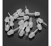 BouBou 100Pcs Diode LED RGB 8Mm Rouge/Vert/Bleu 4 Broches Diode Électroluminescente
