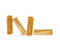 BouBou 20pcs Ultime amélioré lit Plat Jaune Ressort de nivellement Ressort d'extrudeuse pour imprimante 3D