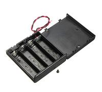 BouBou 4 X AA Boîtier De Support De Batterie Boîtier Fermé Interrupteur Off/on avec des Fils