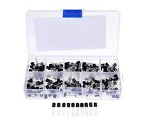 BouBou 600 Pcs 10 valeurs 60 chacune To-92 Assortiment de Transistor Kit Assorti Bc327 Bc337 Bc517 Bc547 Bc548 Bc549 Bc550 Bc556 Bc557 Bc558