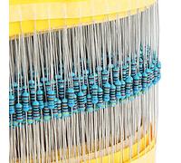 BouBou 600Pcs 30 Kinds Value 1% 1/4W Metal Film Resistor Assorted Kit 20Pcs Each Value