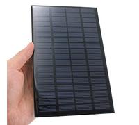 BouBou Panneau Photovoltaïque Polycristallin De Panneau Solaire De 18V 2.5W Mini pour Le Bricolage