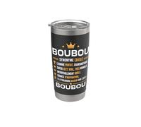 boubou personnalisé humour Définition Prénom boubou Gobelet isotherme en acier inoxydable double paroi