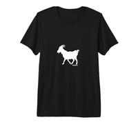 Bouc émissaire Chèvre Blanc T-Shirt Haut de Gamme