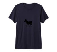 Bouc émissaire Chèvre Noire T-Shirt Haut de Gamme