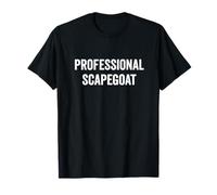 Bouc émissaire Professionnel Alibi Humour Dire Texte Simple T-Shirt