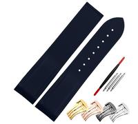 Boucche de montre en caoutchouc 20 mm 22 mm Bande de montre en silicone adaptée à la bande de montre Omega Band de montre courbée