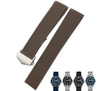 Boucche de montre en silicone en caoutchouc de 22 mm 22 mm Bandes de montre marron bleu noir pour tag Heuer Carrera Aquaracer F1 Bracelet imperméable de plongée (couleur: fermoir en or de 10 mm,