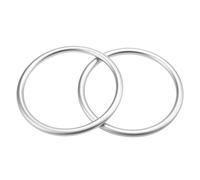 Boucche de porte-greffes infantile Baby Coton Coton Hipseat Accessoire Aluminium léger durable Aluminium sûr pour les parents pour tout-petits-nés Silver 8,7 cm 2 Pack