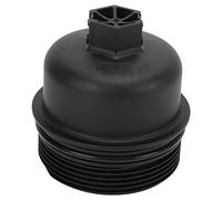 Bouchage de Boîtier du Filtre à Huile, Noir, Couvercle de Boîtier du Couvercle du Filtre à Huile 1303477 3M5Q6737AA Plastique ABS de Bonne qualité, Remplacement de Berlingo C2