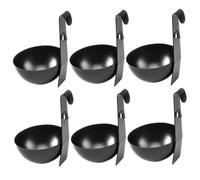 Bouchard d'oeufs, 6pcs tasses de braconnier à œufs en métal, fournitures de cuisine pour la cuisine facile à cuisiner des œufs pochés parfaits