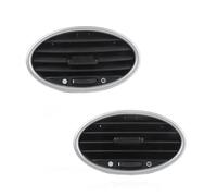 Bouche Aération Évent Tableau Bord Sortie Climatisation Voiture Pour Ford Pour Focus Pour MK2 2005 2006 2007 2008 2009 2010 2011 2012 2013 Sortie Air(Argent,1 paire)