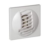 Bouche bap color 30m3h d100 - ALDES - Gris anthracite - Fixation étanche - Joint mousse