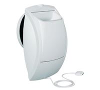 bouche extraction autoréglable - aldes bap si - 45 / 105 m3/h - 125 mm - avec cordelette - aldes 11019014