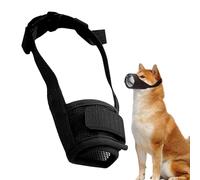 Bouche Courte du Chien museau - museau de Chien réglable et Respirant dans Un Tissu Doux, idéal pour Les Petits et Moyens Chiens | Muzle du réseau Anti-Bite pour Le toilettage, promenades, vis
