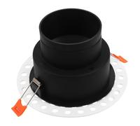 Bouche D’aération Ronde Encastrée Réglable pour Gaine 75mm ABS | Montage Affleurant Discret, Diffuseur Orientable à Débit Précis, Interface Ronde Standard pour Cloison Sèche