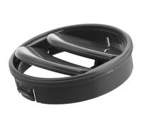 Bouche D’aération Ronde Réglable pour Tableau de Bord Voiture, Noir ABS | Remplacement, Design Intérieur Discret, Compatible Conduits Hvac, pour Voitures et Camping-cars