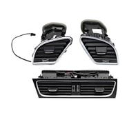 bouche d’aération voiture Pour A4 B8 A5 2009-2016 LHD Grille de ventilation Pour Avant pour tableau de bord (OE# 8KD820901, 8KD820902)(Set)