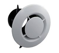 bouche extraction fixe en plastique diamètre 125mm série bocp