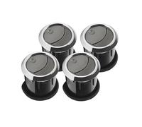 Bouche d'aération Compatible Avec Mercury Pour Milan 2006-2009 Grille Sortie D'aération Tableau Bord Voiture AC Louvre Conduit D'air Panneau Ventilation Couvercle 8H6Z-19893-AA(4pcs Grille Outlet)